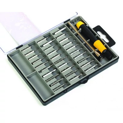 Bit-fej klt. adapterrel, 32db-os (műszerész)