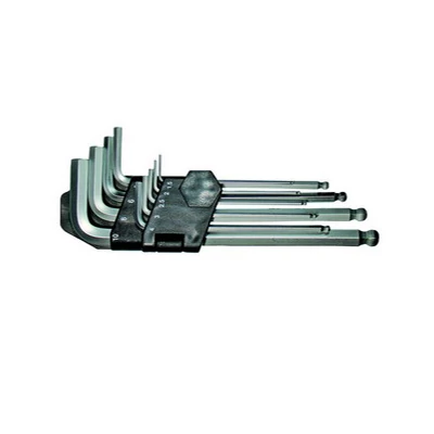 Imbuszkulcs klt. gömbfejjel 1,5-10 mm 9 db CrV FESTA