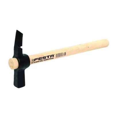 Kőműves kalapács 44 mm fanyelű szeghúzóval FESTA