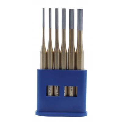 Lyukasztó klt. 6db 3-4-5-6-7-8mm CrV titán bevonat