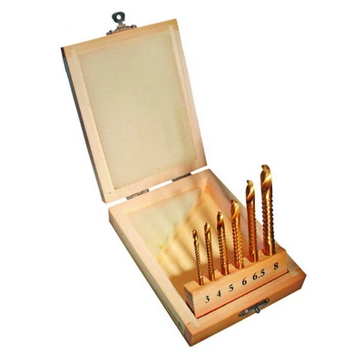 Maró fúrókészlet 6 db HSS Titánbevonat