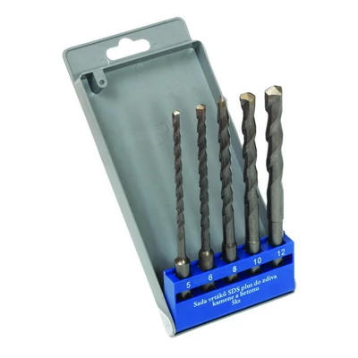 Kőzetfúró klt. SDS+ 5db. 5-6-8-10-12 mm.