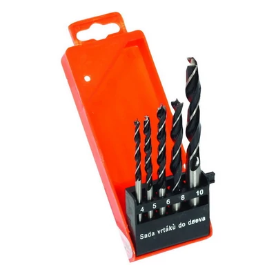 Fafúró klt.  5 db-os 4-10 mm. Hobby