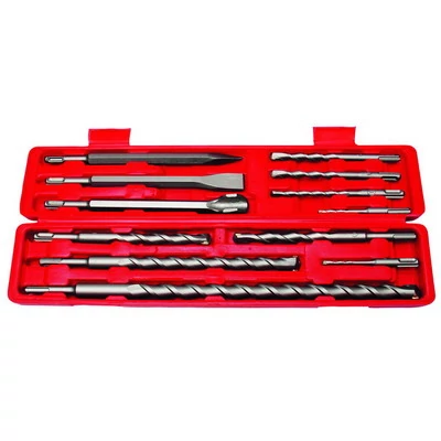 Véső és Fúró készlet SDS+ 12 db (3 véső, 9 fúró) FESTA