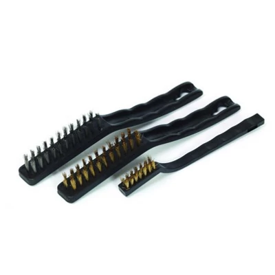 Bronz és fémszálas drótkefe klt. 3db-os müa.