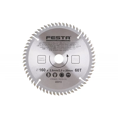 Körfűrészlap TCT 160mm