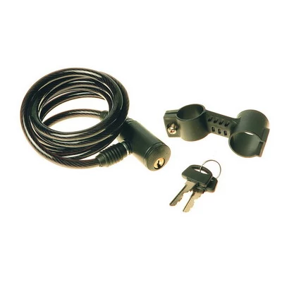 Kerékpár lakat 1200x8 mm. + tartó FESTA