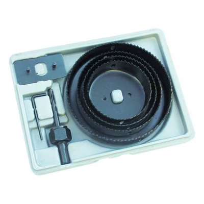 Körkivágó klt. 8 db. 64-76-89-102-127 mm. (fára-gipszkartonra)