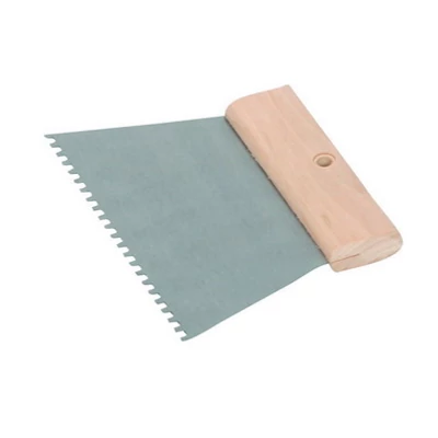 Spatula acél fogazott e4 180 mm.