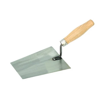 Kőműveskanál inox 180x130 mm.