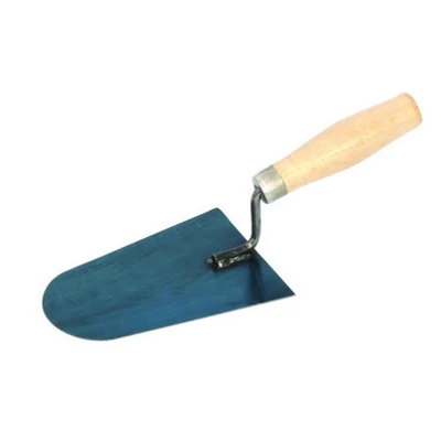 Kőműveskanál acél gömbölyített 160 x 110 mm.