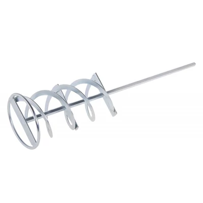 Keverőszár horganyzott hosszú spirálos 120 mm