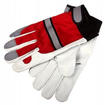 Nylon-disznóbőr kesztyű piros