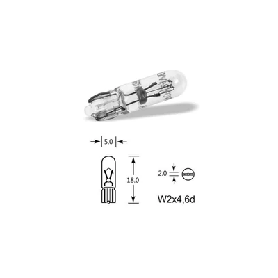 Elta VisionPro  izzó 12V 1,2W W2x4,6d