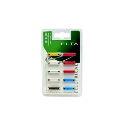 Elta VXPRO biztosíték készlet henger 10 darabos bliszter