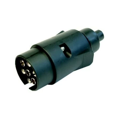 Elektromos utánfutó csatlakozó dugvilla 7 pólusú műanyag