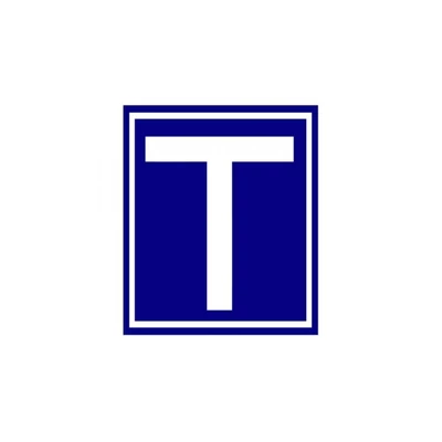 Tanuló vezető T betű mágnes, kék