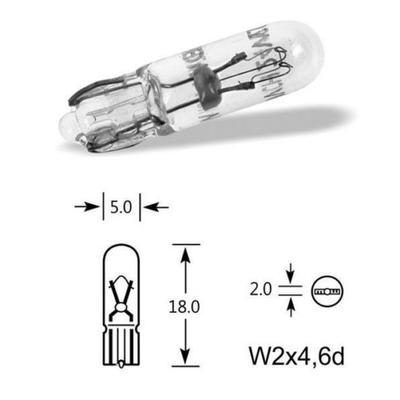 Elta VisionPro  izzó 24V 1,2W W2x4,6d