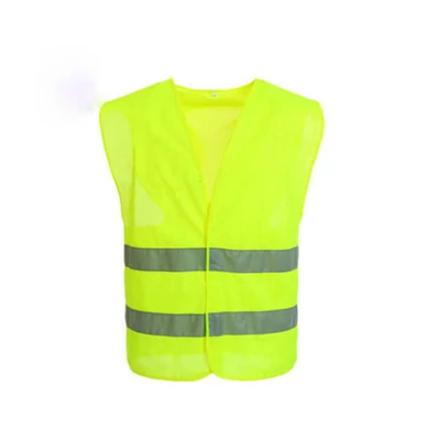 FÉNYVISSZAVERŐS SÁRGA LÁTHATÓSÁGI MELLÉNY  XXL