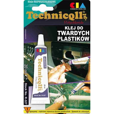 Technicoll - Kemény műanyag ragasztó, 20ml