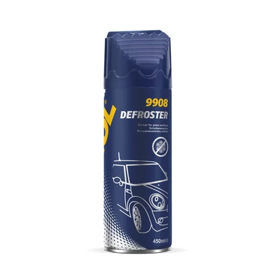 MANNOL Defroster 9908 Jégoldó jégkaparó fejjel 450ml