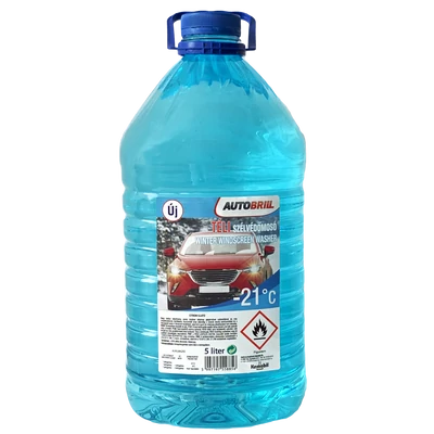 AUTOBRILL TÉLI SZÉLVÉDŐMOSÓ CITROM ILLATTAL (-21C) 5L