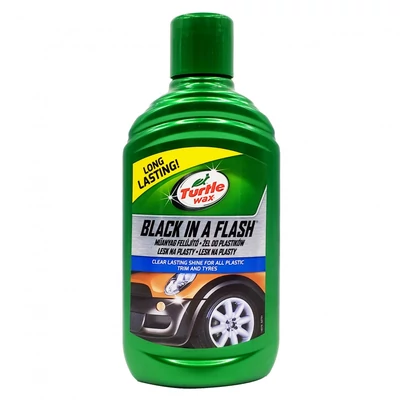 Turtle Wax GL Black in a Flash külső műanyag ápoló 300ml