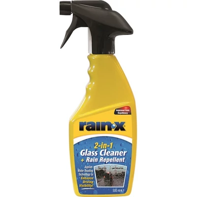 Rain-X 2in1 Ablaktisztító és Esőlepergető 500m