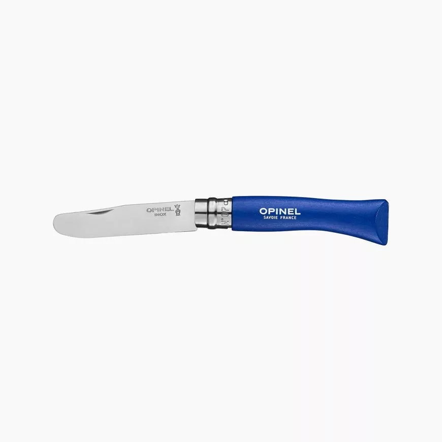 Opinel No. 07  gyerekkés kék gyertyánfa bliszteres
