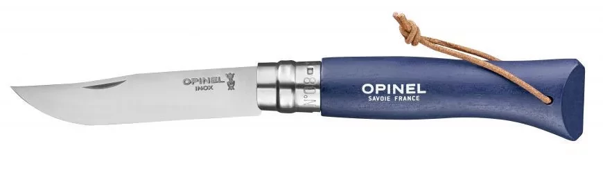 Opinel No.08 Colorama Sötétkék Bliszteres