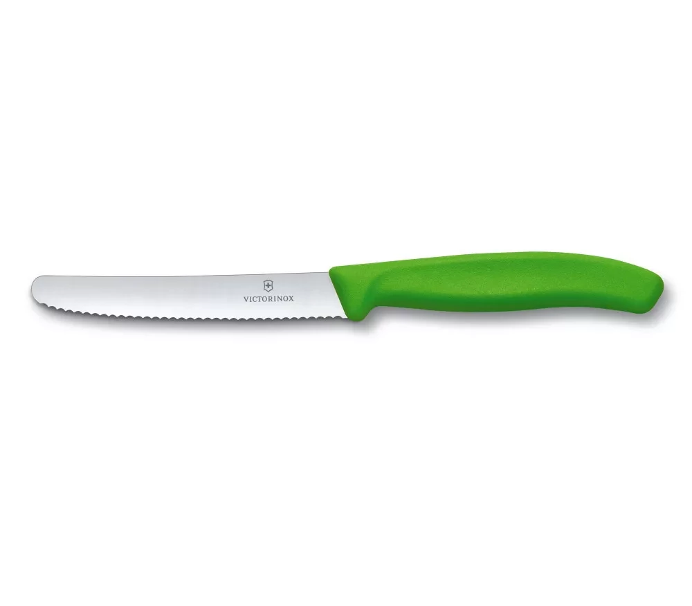 Victorinox Swiss Classic reggeliző kés recés 11cm zöld