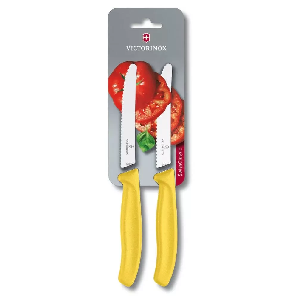 Victorinox Swiss Classic Reggelizőkés Recés Sárga 2 db