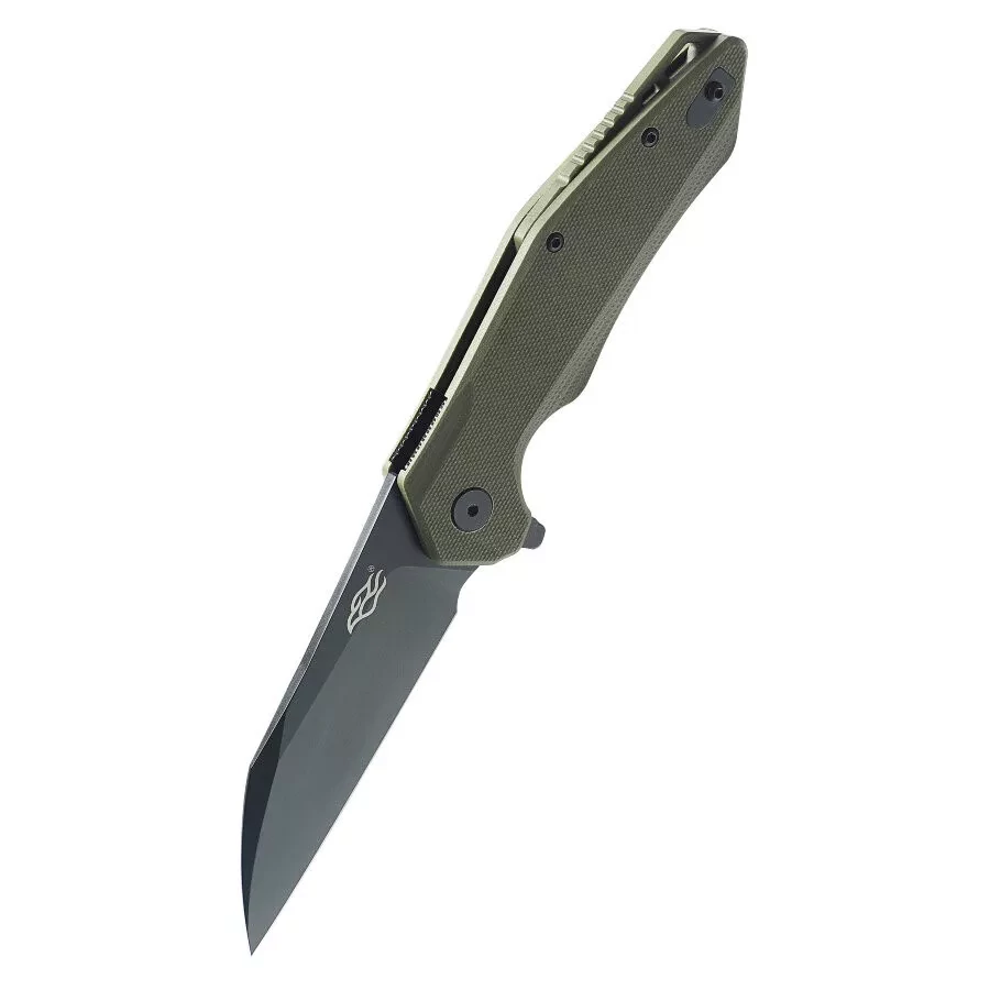 Ganzo Firebird FH31B-GR zsebkés fekete D2 pengével és zöld G-10 markolattal