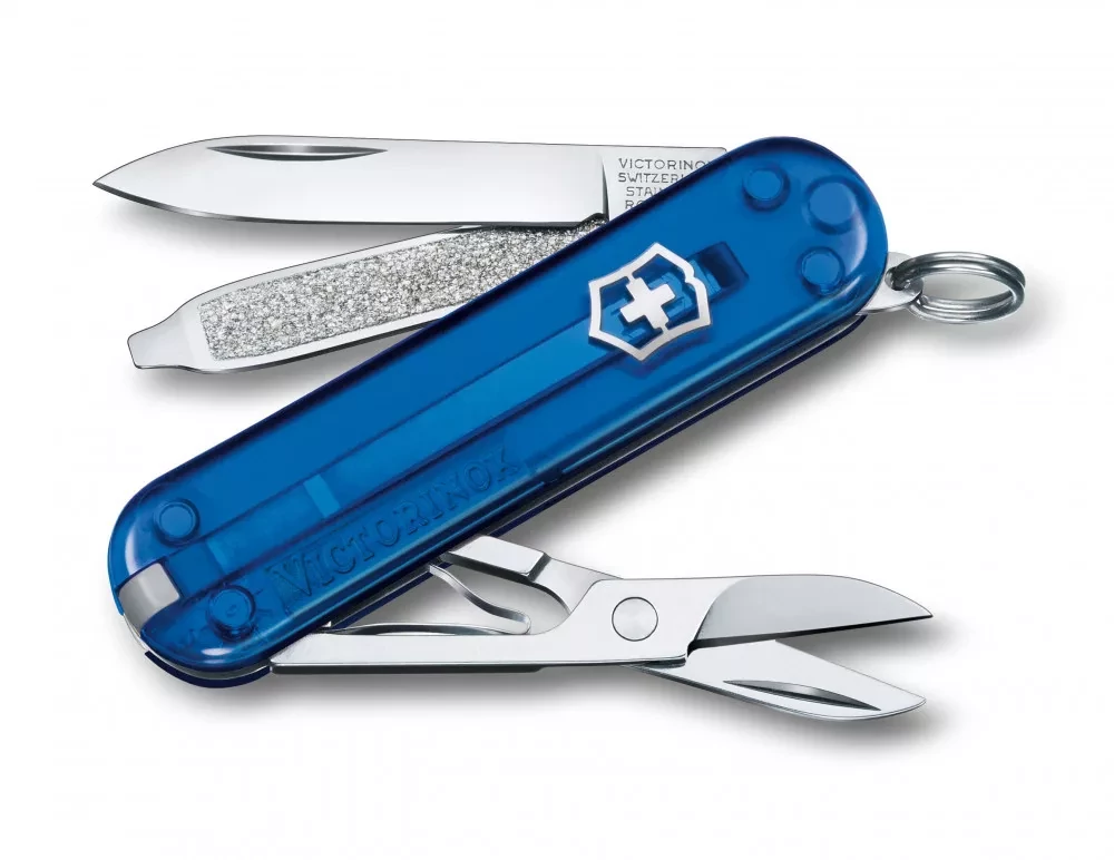 Victorinox Classic SD, 58mm, Transparent Colors, Deep Ocean