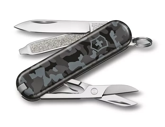 Victorinox Classic SD, 58 mm, Navy Camouflage, Blister