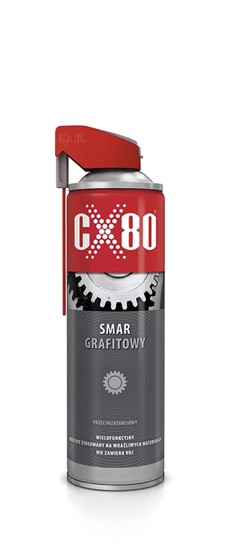 CX-80 Grafitos zsírspray, szórófejjel, 500 ml