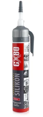 CX-80 Gázos tömítő, piros szilikon, 210 g