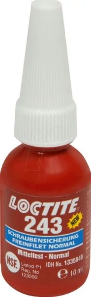 Loctite 243 - közepes szilárdságú csavarrögzítő 10ml
