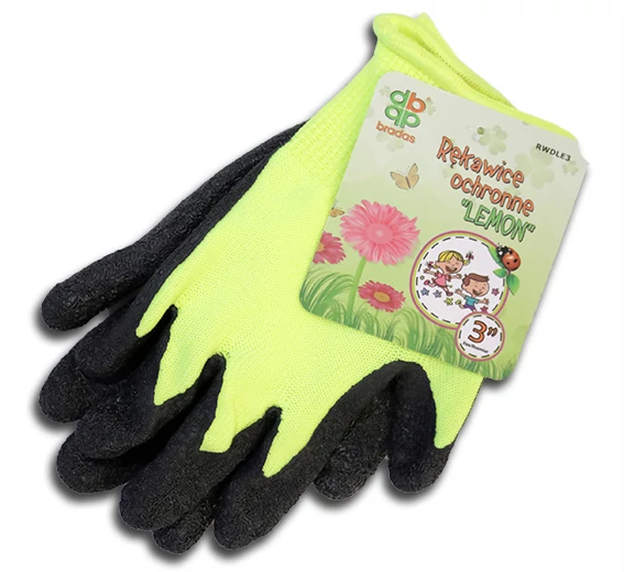 Gyerek védőkesztyű LEMON Latex,  4-es méret 1 pár