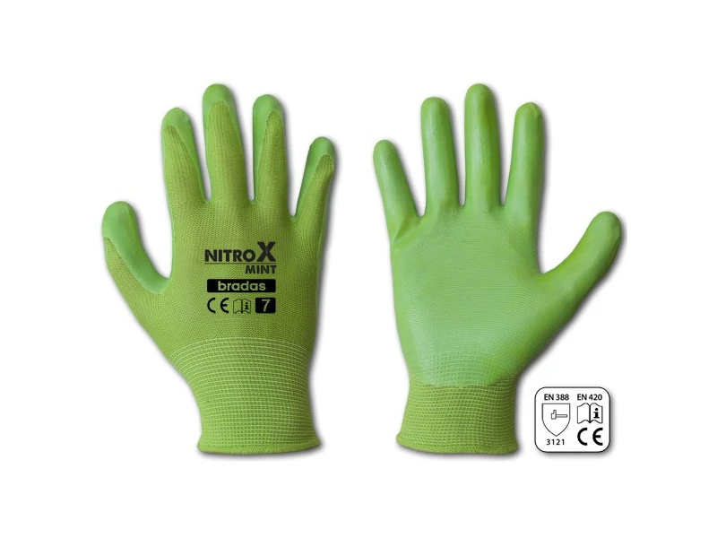 Nitrox Mint, védőkesztyű, nitril, 7-es méret 1 pár