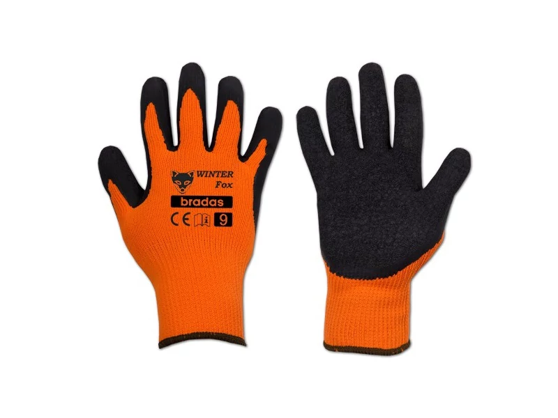 Winter Fox latex vastag kesztyű, 9-es méret 1 pár