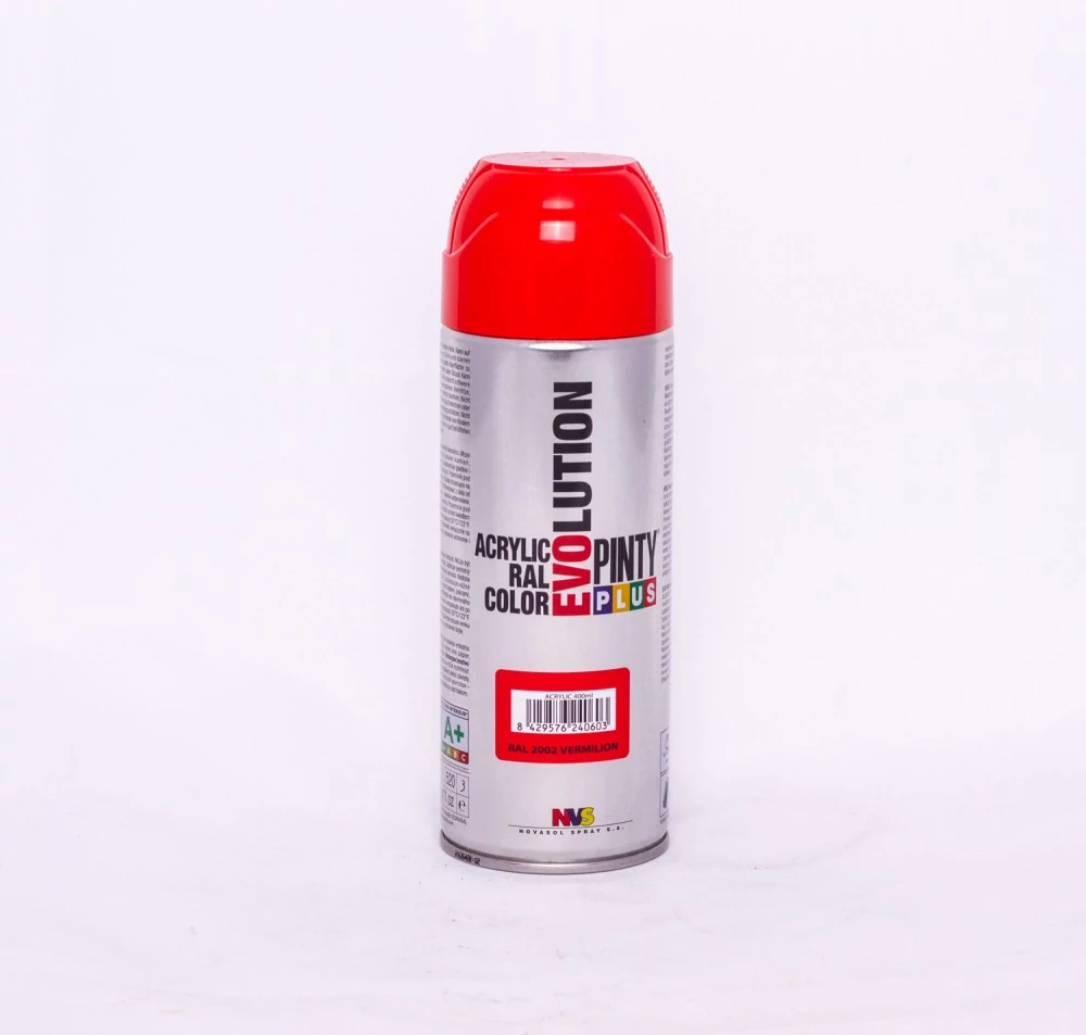Pinty Plus  EVO akril RAL 2002 400ml Narancs piros (Vermilion)