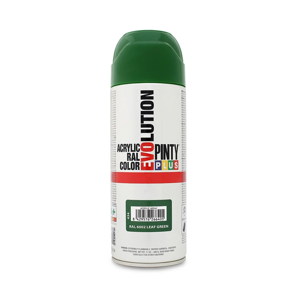 Pinty Plus EVO akril RAL 6002 400ml  Lombzöld (Leaf Green)