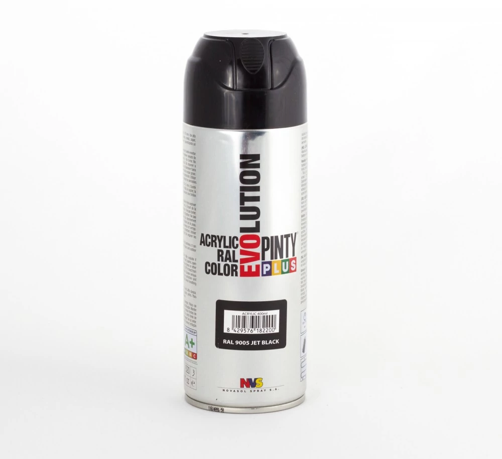 Pinty Plus  EVO akril RAL 9005 400ml Fényes fekete