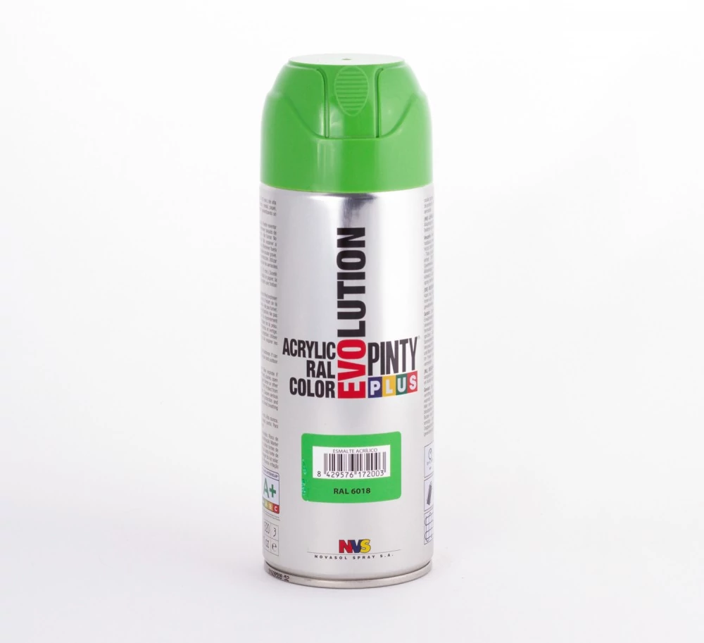Pinty Plus  EVO akril RAL 6018 400ml Yellow Green