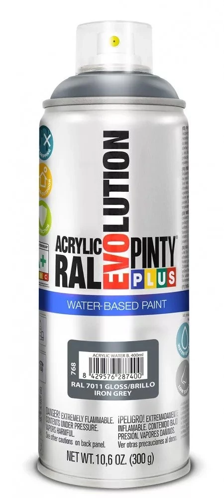 EVO VIZES BÁZISÚ FÉNYES AKRIL RAL 7011 400ML(Iron grey) NVS768