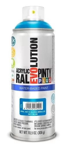 Pinty EVO VIZES BÁZISÚ FÉNYES AKRIL RAL 5015 400ML(Sky blue) NVS771