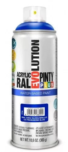 Pinty Plus EVO VIZES BÁZISÚ FÉNYES AKRIL RAL 5002 400ML(Ultramarine blue)