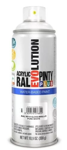 Pinty Plus EVO VIZES BÁZISÚ FÉNYESAKRIL RAL 9010  400ML(White ) NOV884
