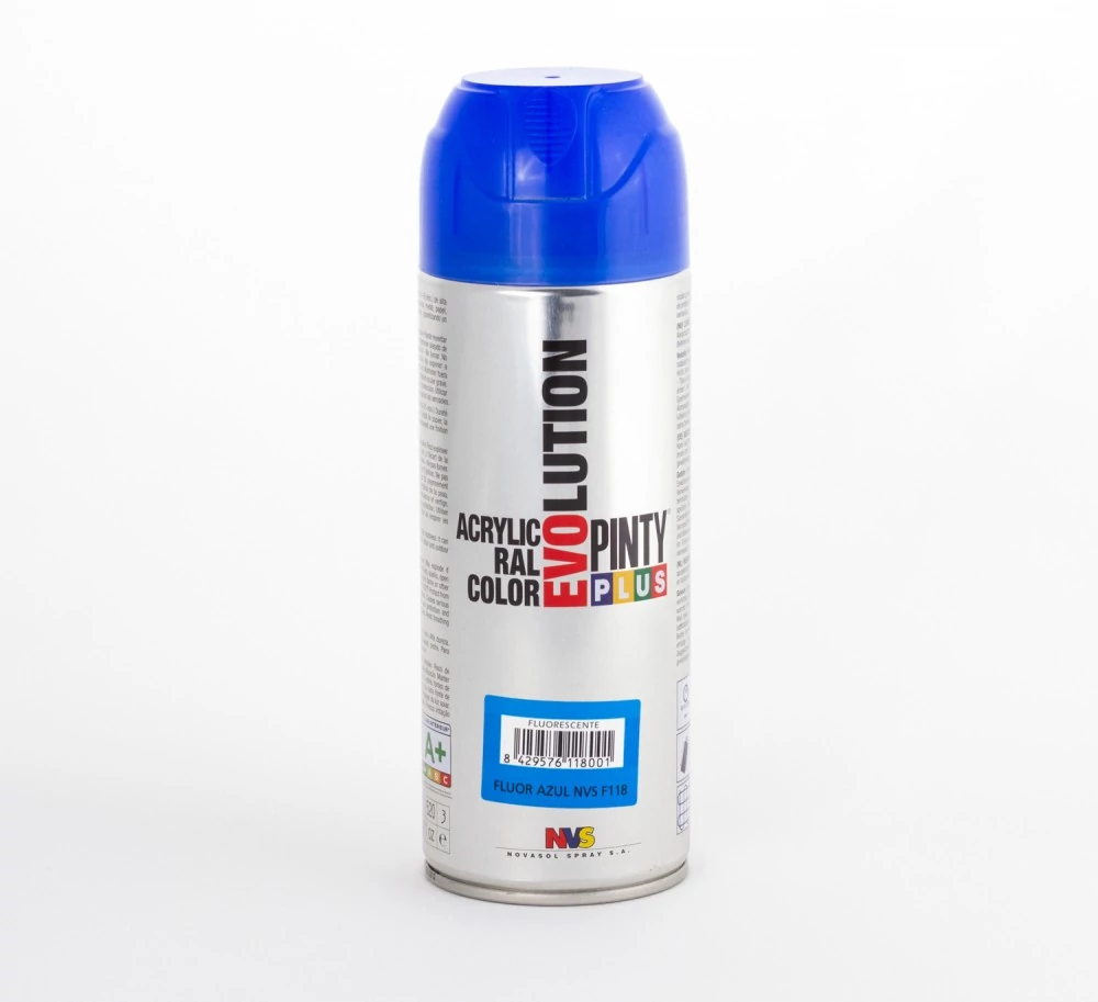 Pinty Plus EVO akril FLUOR. kék (azul) F118 400ml